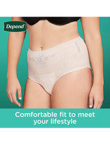 Depend Premium Fresh Protection Underwear for Women