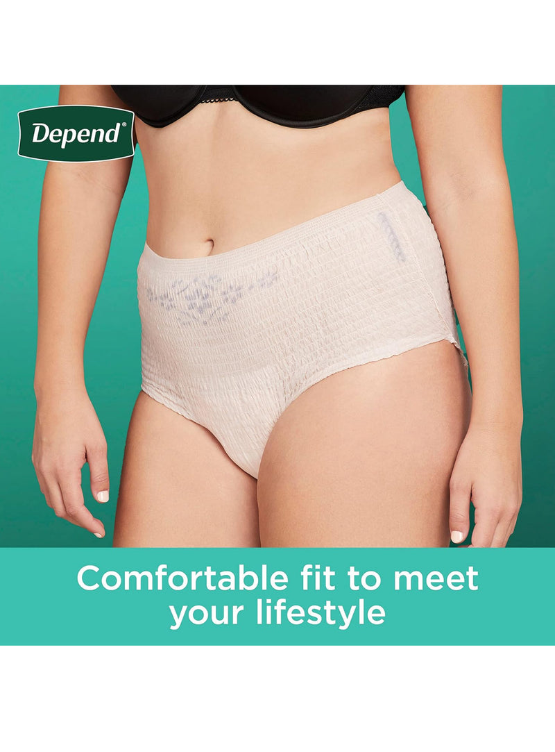 Depend Premium Fresh Protection Underwear for Women